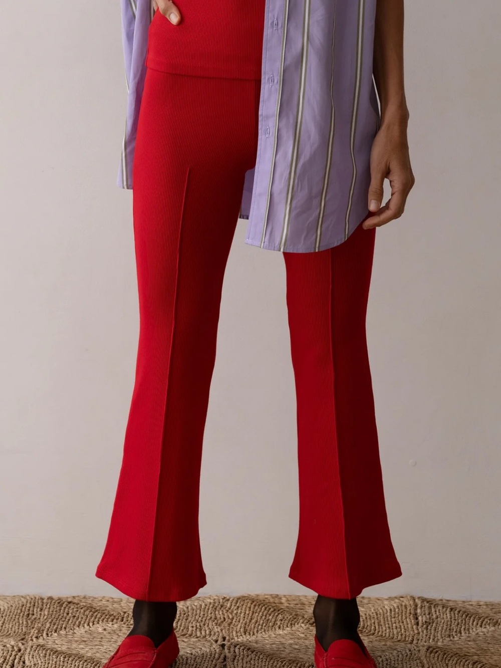 Donni Rib Kick Flare Pant